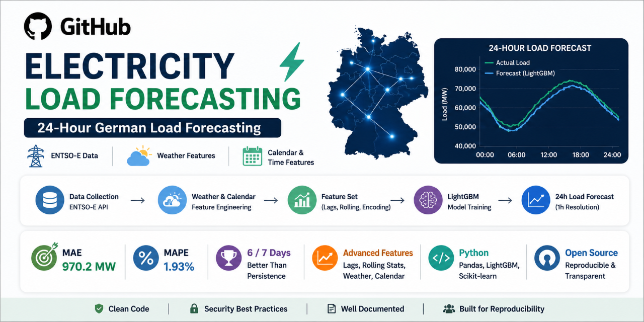German electricity load forecasting project